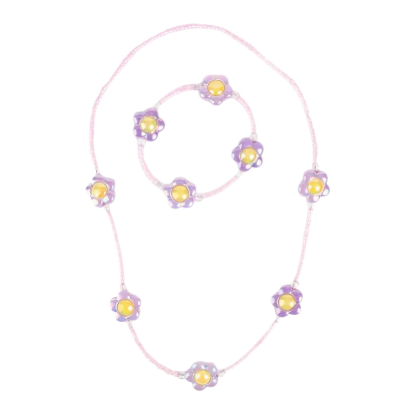 Great Pretenders Crazy for Daisies Necklace & Bracelet Set