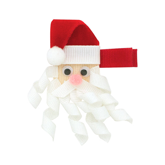 Wee Ones Large Santa Ribbon Art Clip