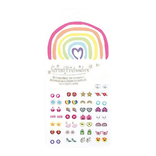 Great Pretenders Rainbow Love Sticker Earrings