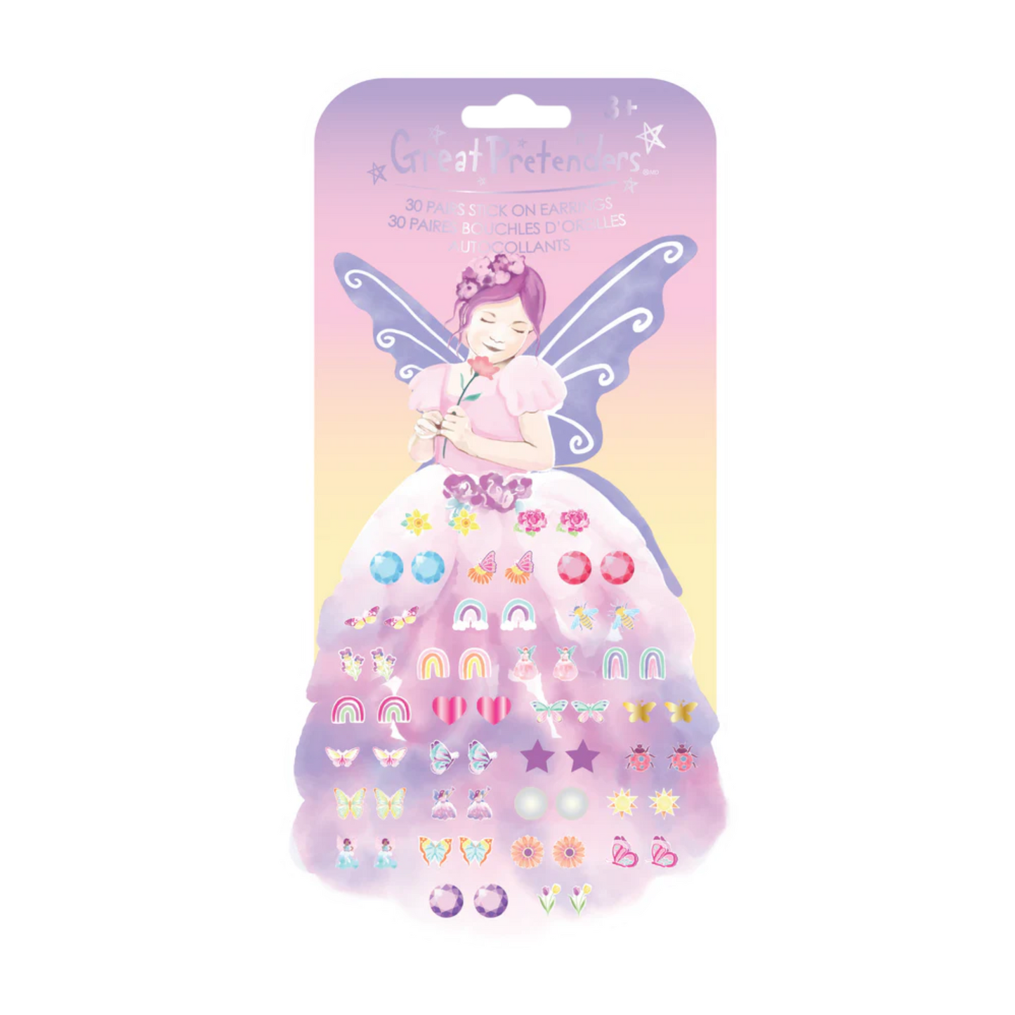 Great Pretenders Butterfly Fairy Triana Sticker Earrings