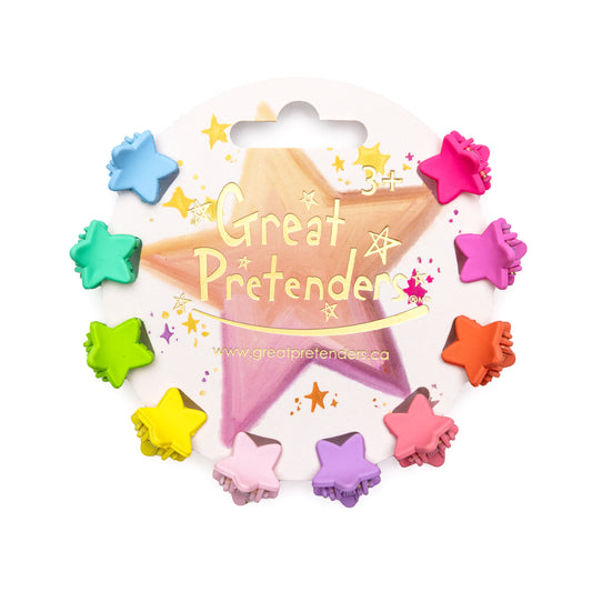Great Pretenders Rainbow Star Mini Hairclips