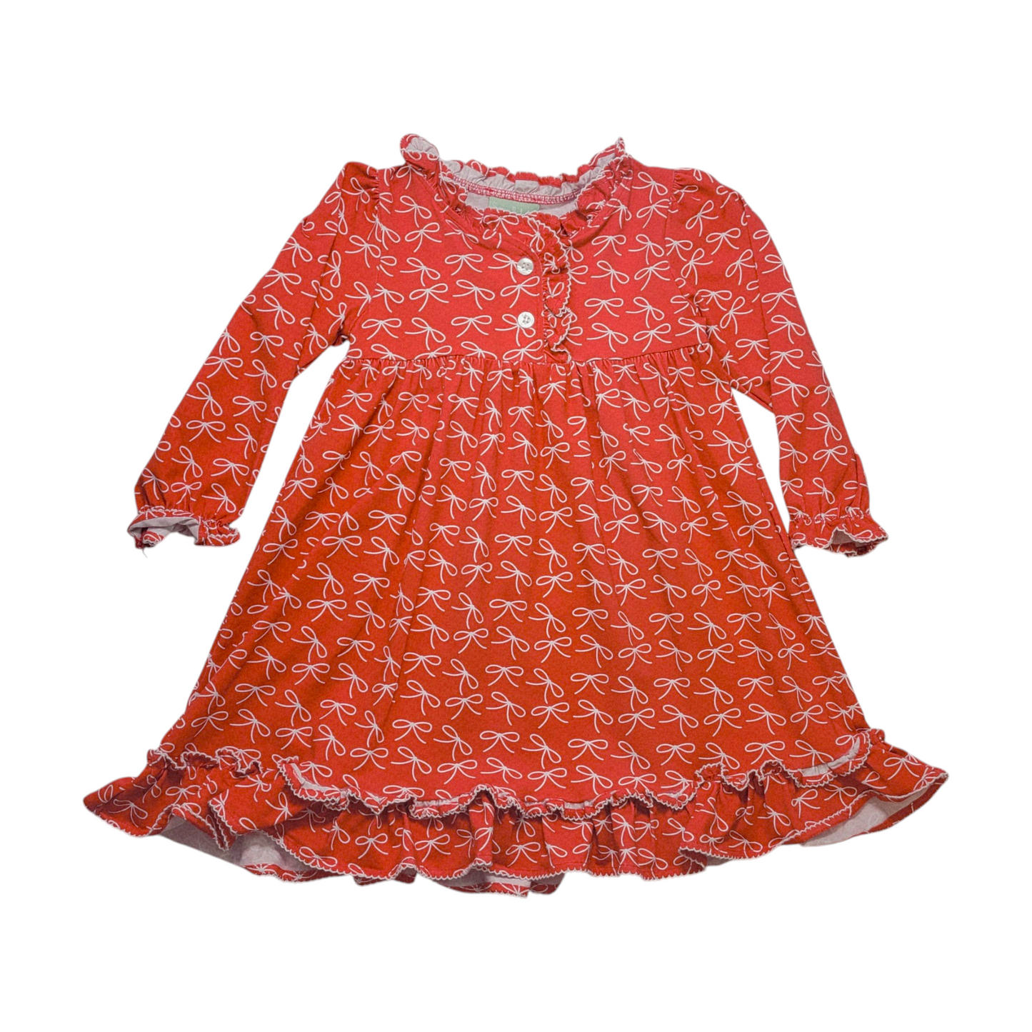 Sage & Lilly Christmas Morning Bow Lounge Gown