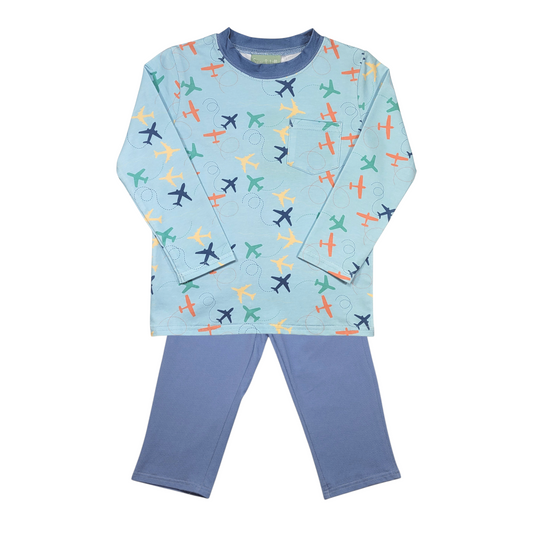 Sage & Lilly Airplane Pant Set