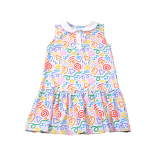 Load image into Gallery viewer, Funtasia Too Squiggles Print Athleisure Dress