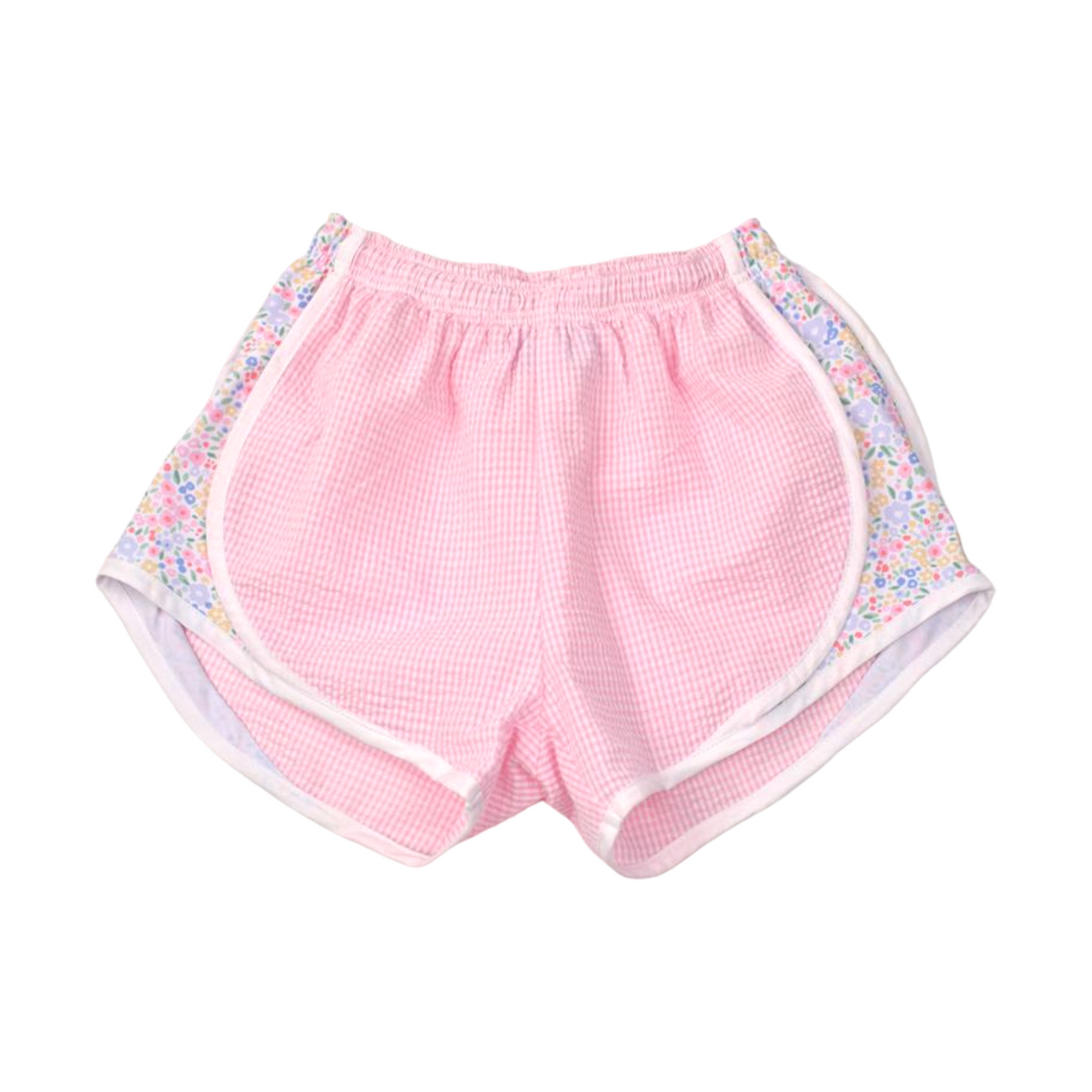 Funtasia Too Athletic Wear Meadow Floral Track Shorts