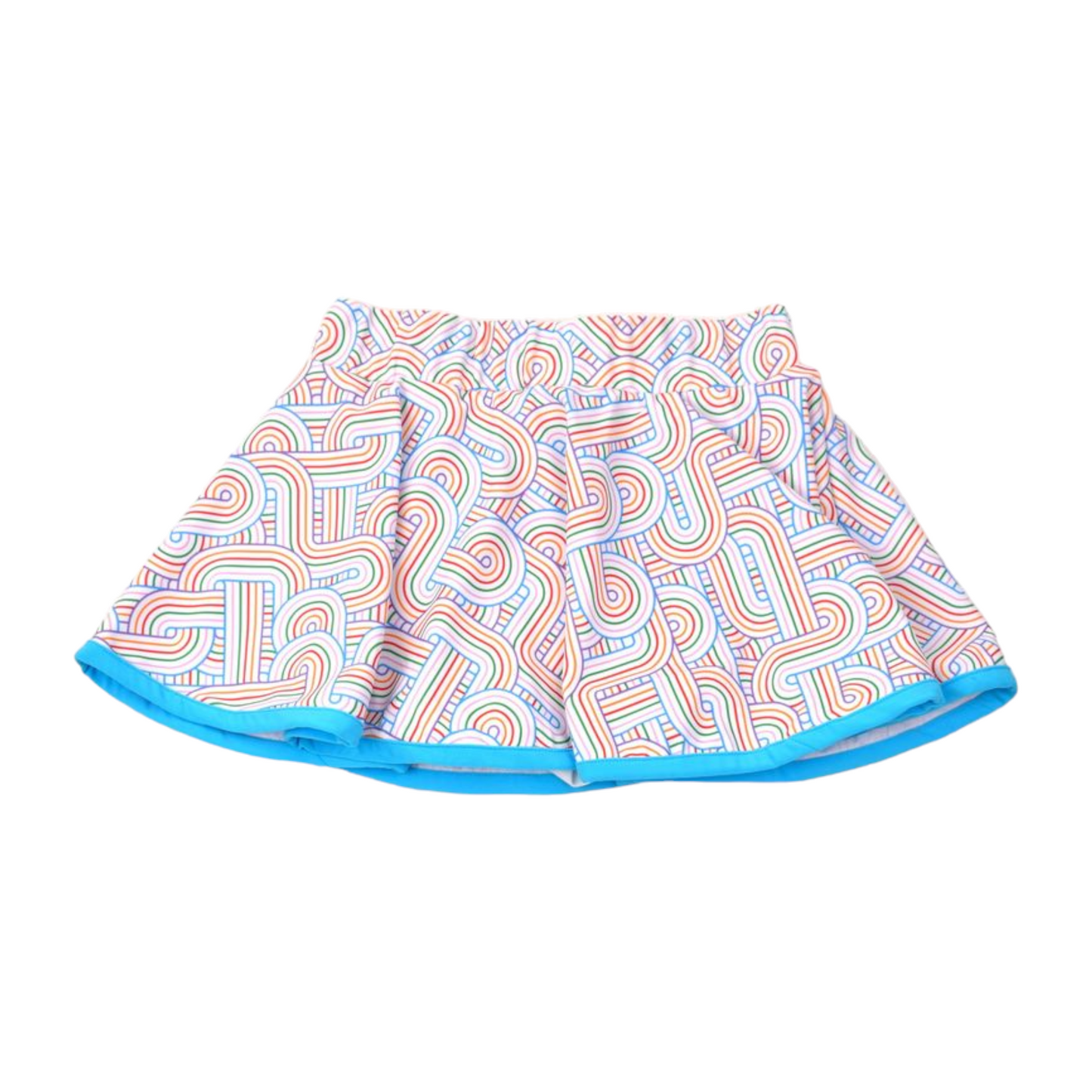 Funtasia Too Athletic Wear Swirls Skort