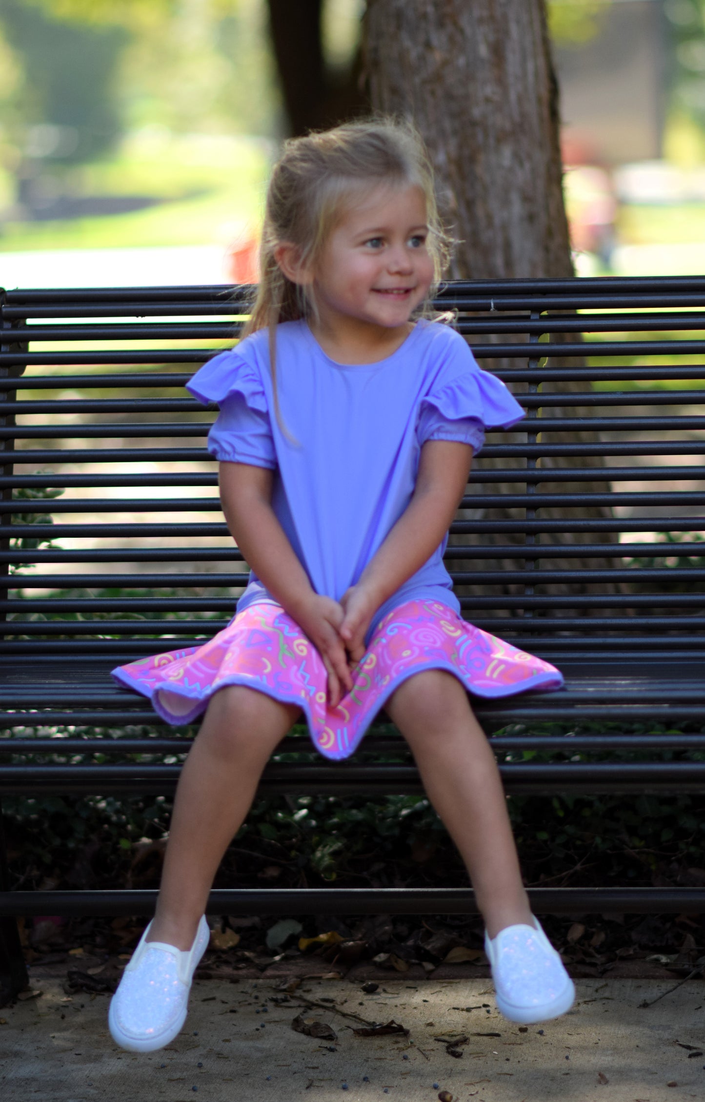 Funtasia Too Athletic Wear Ruffle Puff Sleeve Top