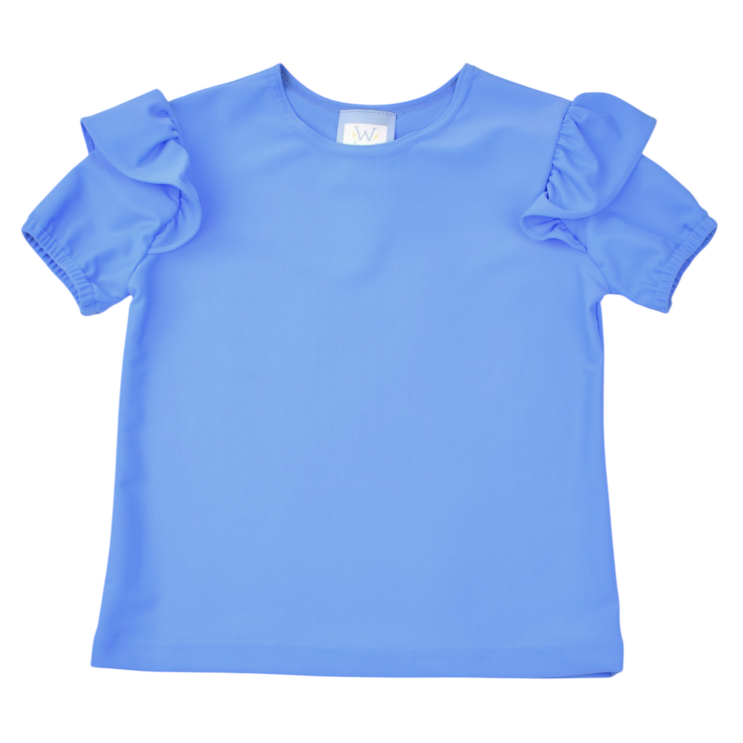 Funtasia Too Athletic Wear Ruffle Puff Sleeve Top