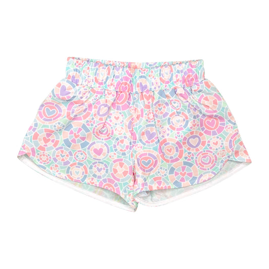 Honesty Kaleidoscope Heart Shorts