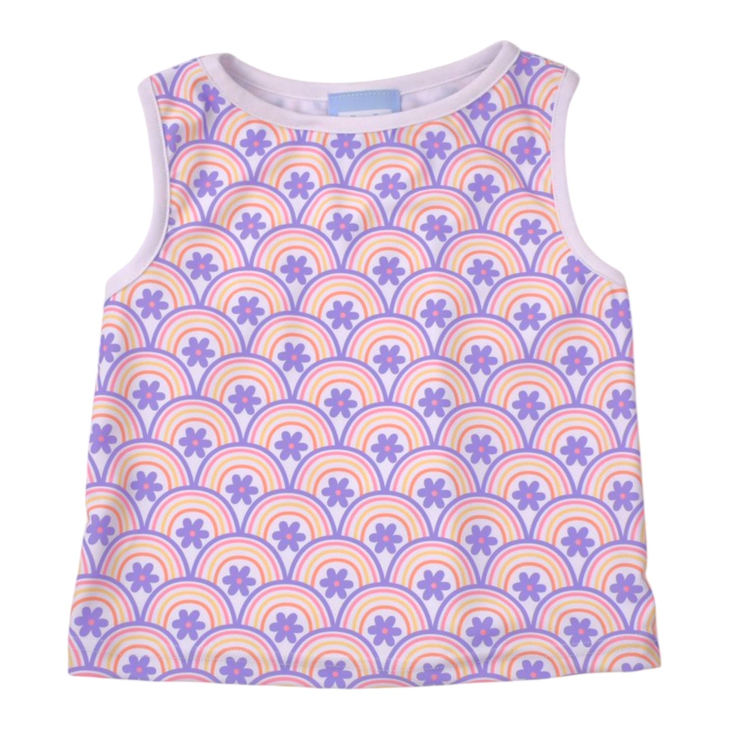 Funtasia Too Retro Rainbow Tank Top