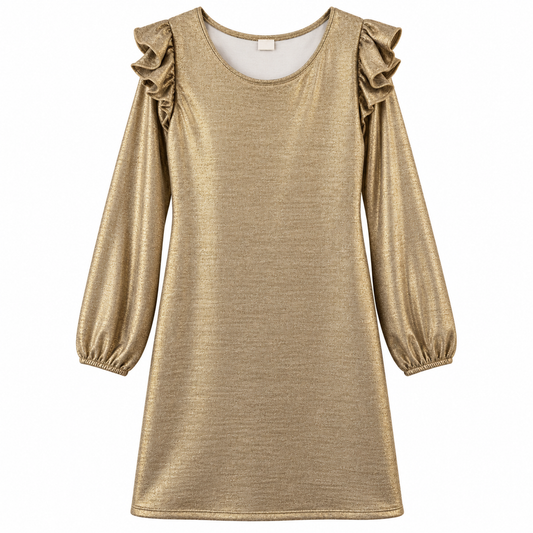 Area Code 407 Cheryl Aline Ruffle Dress