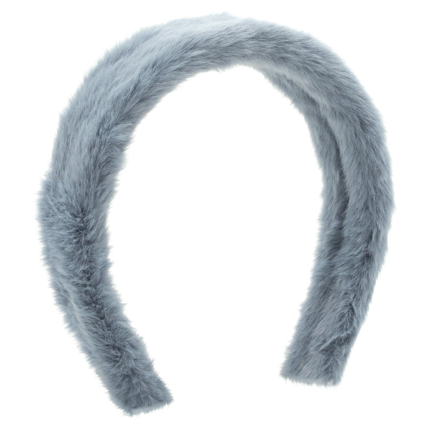 Wee Ones Solid Faux Fur Tapered Headband