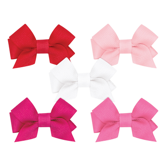 Wee Ones NEW MULTIPACK! Five Baby Front Tail Bows
