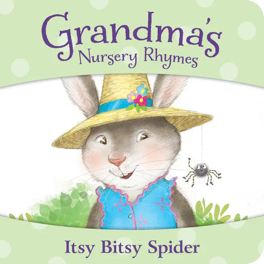 Sleeping Bear Press Grandma's Nursery Rhymes: Itsy Bitsy Spider Board Book