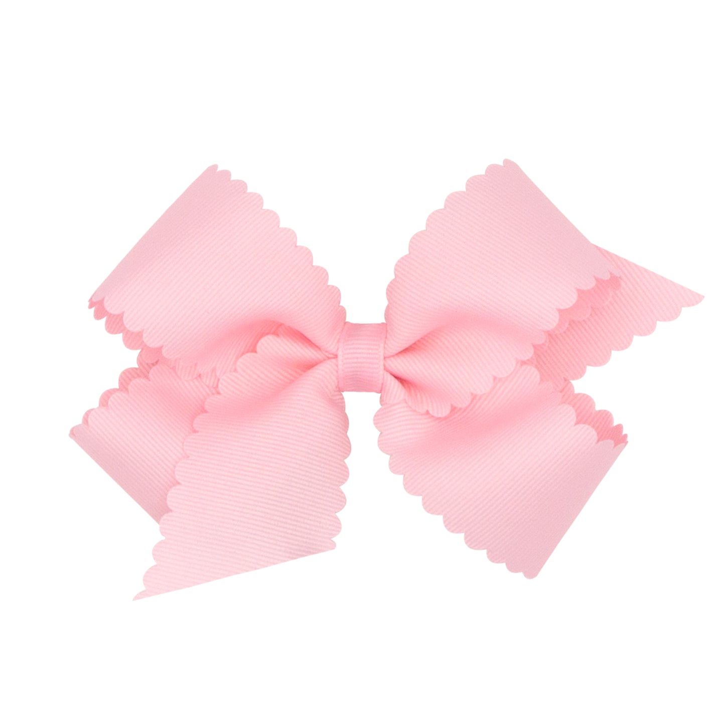 Wee Ones Medium Grosgrain Scalloped Edge Girls Hair Bow