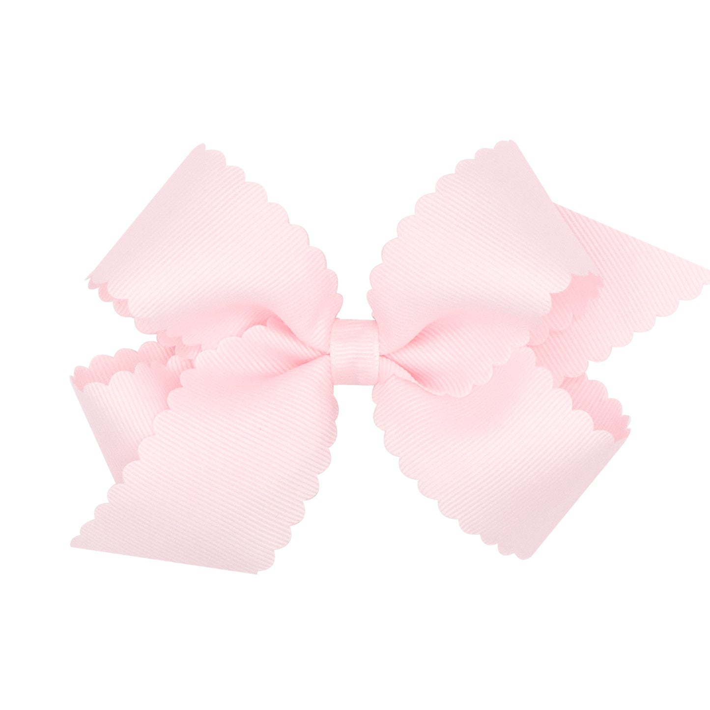 Wee Ones Medium Grosgrain Hair Bow with Scalloped Edge