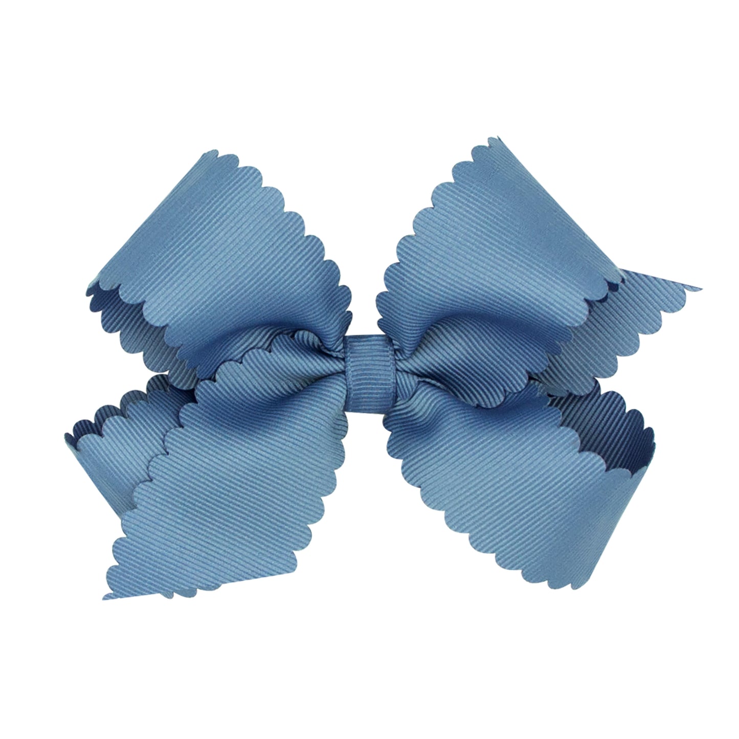 Wee Ones Medium Grosgrain with Scalloped Edge Hair Bow