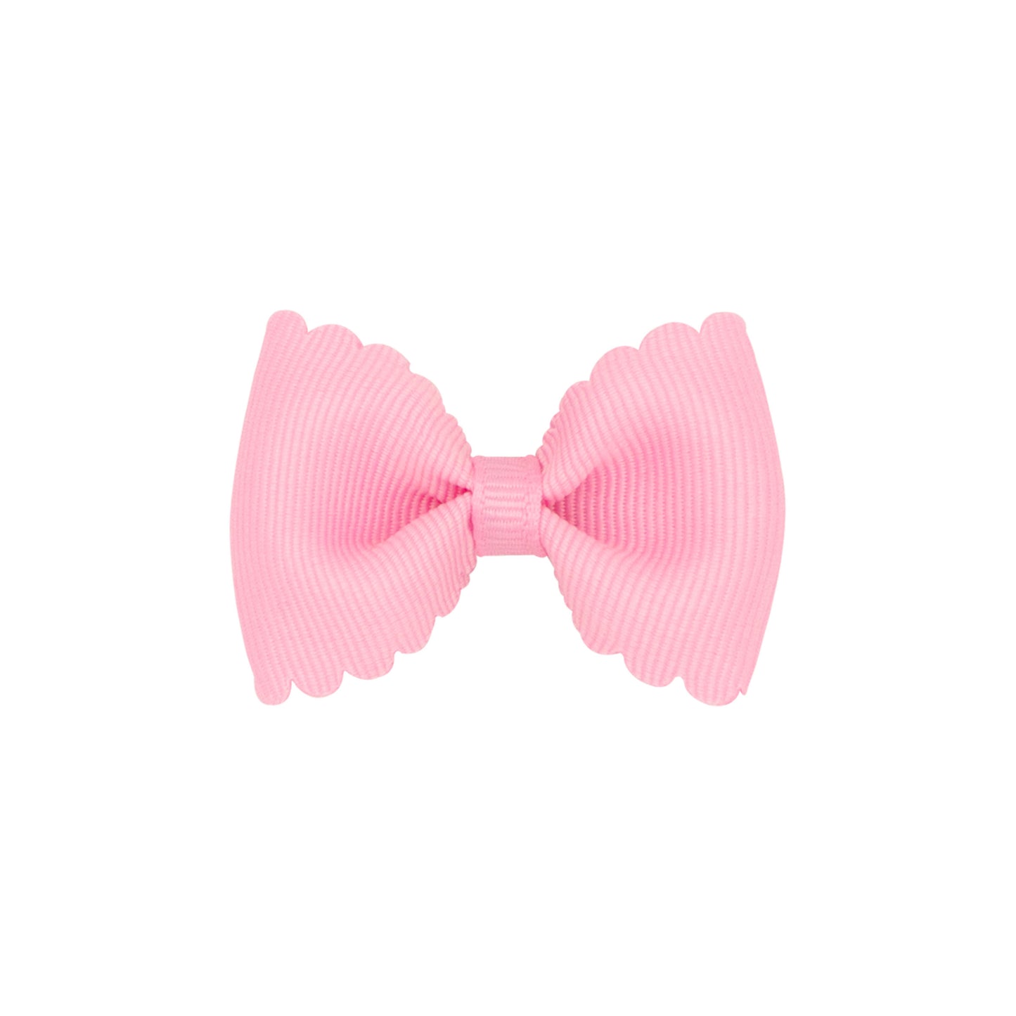 Wee Ones Tiny Grosgrain Bowtie with Scalloped Edge