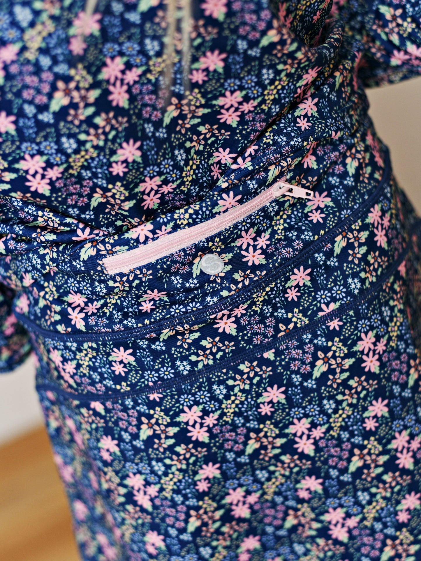 Swoon Kids Ditsy Floral Active Tennis Skirt