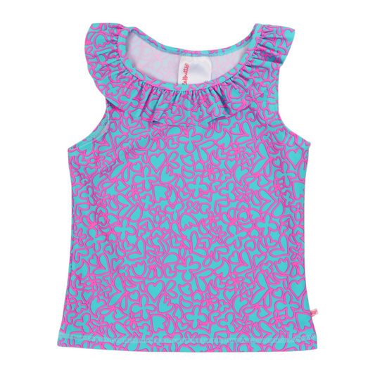 Ruffle Butts Active Ruffle Tank Top