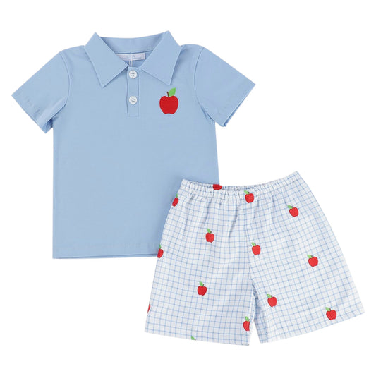 City Beautiful Apple Polo Short Set
