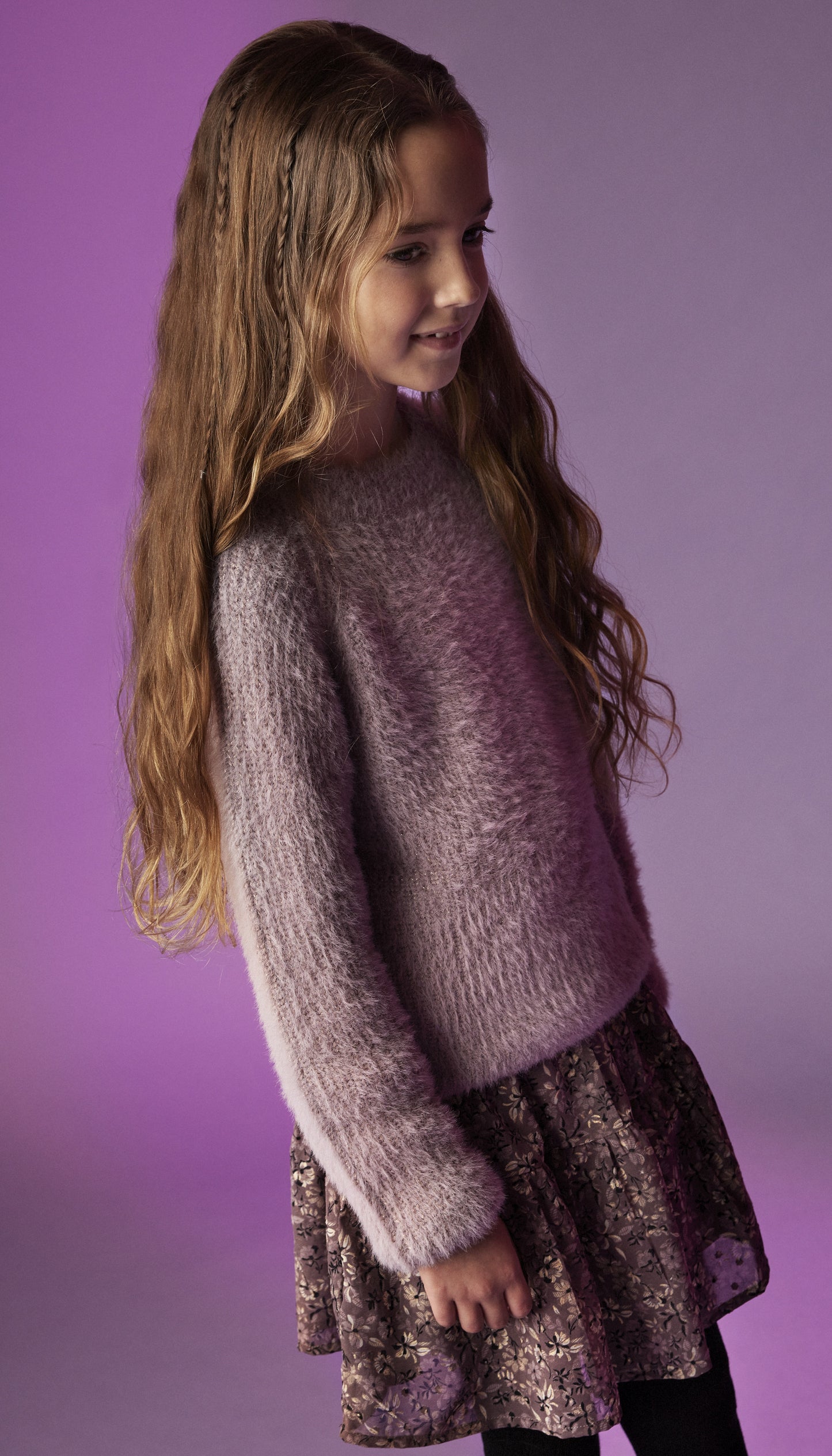 Creamie Glitter Knit Pullover Sweater