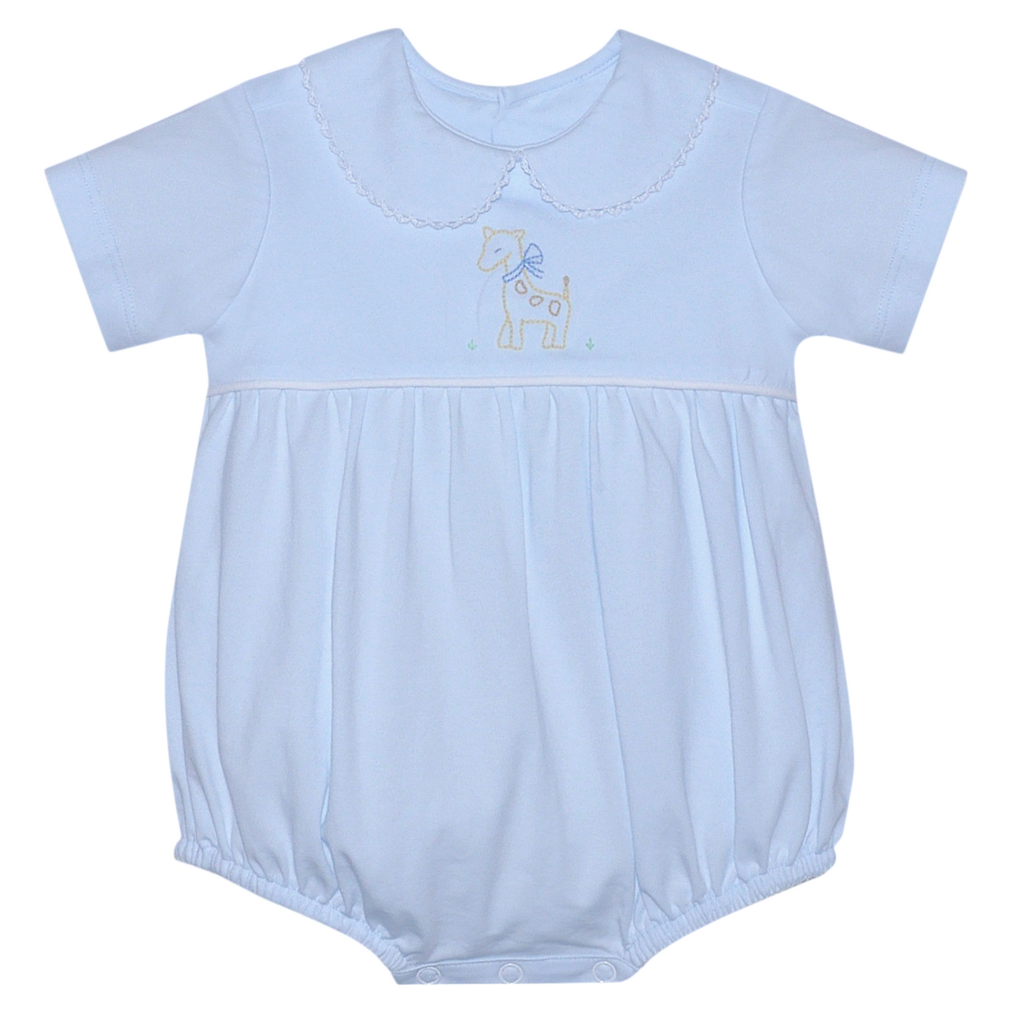 Baby Sen Brady Embroidered Giraffe Bubble