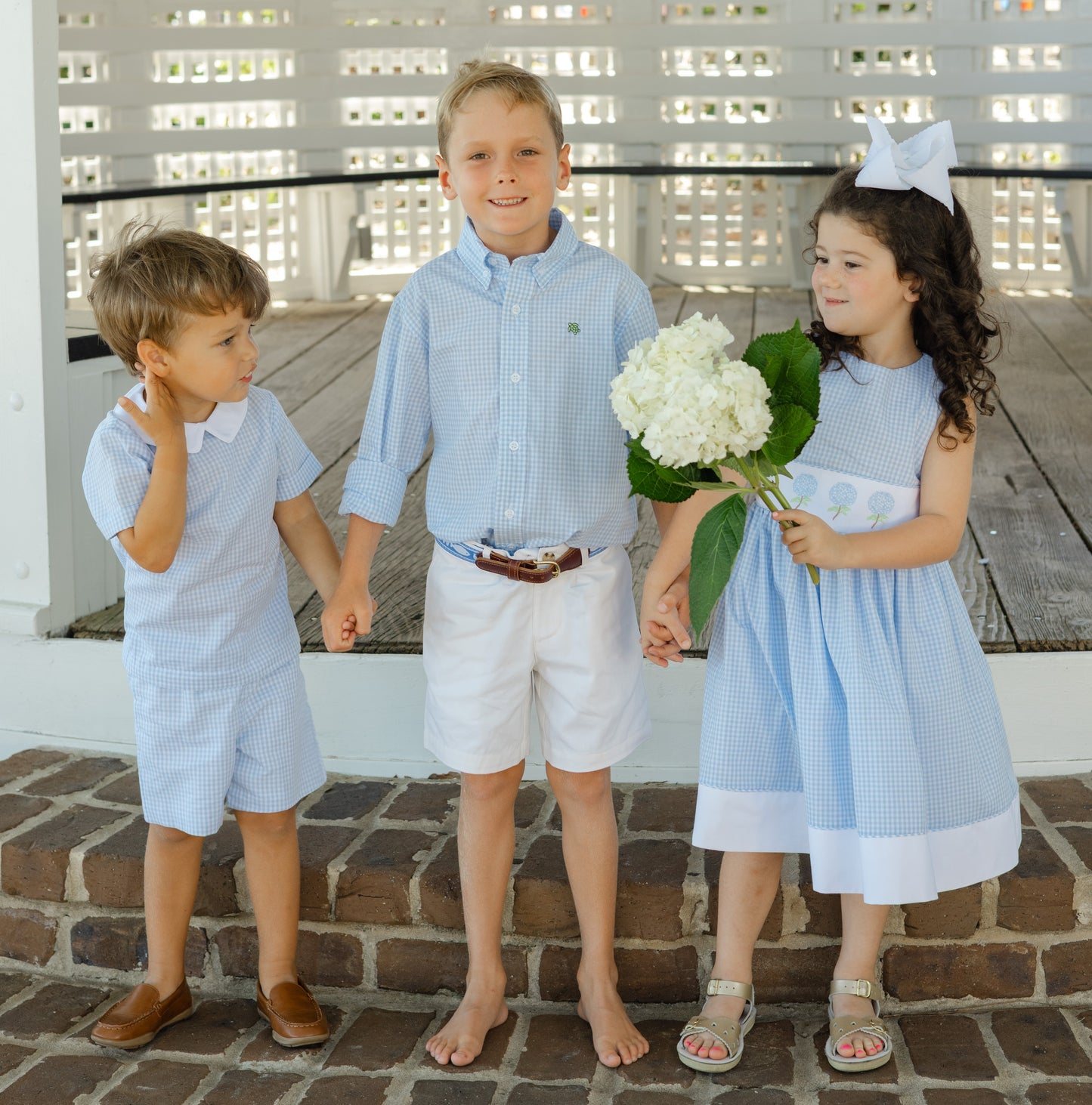 Bailey Boys Check Dressy Short Set