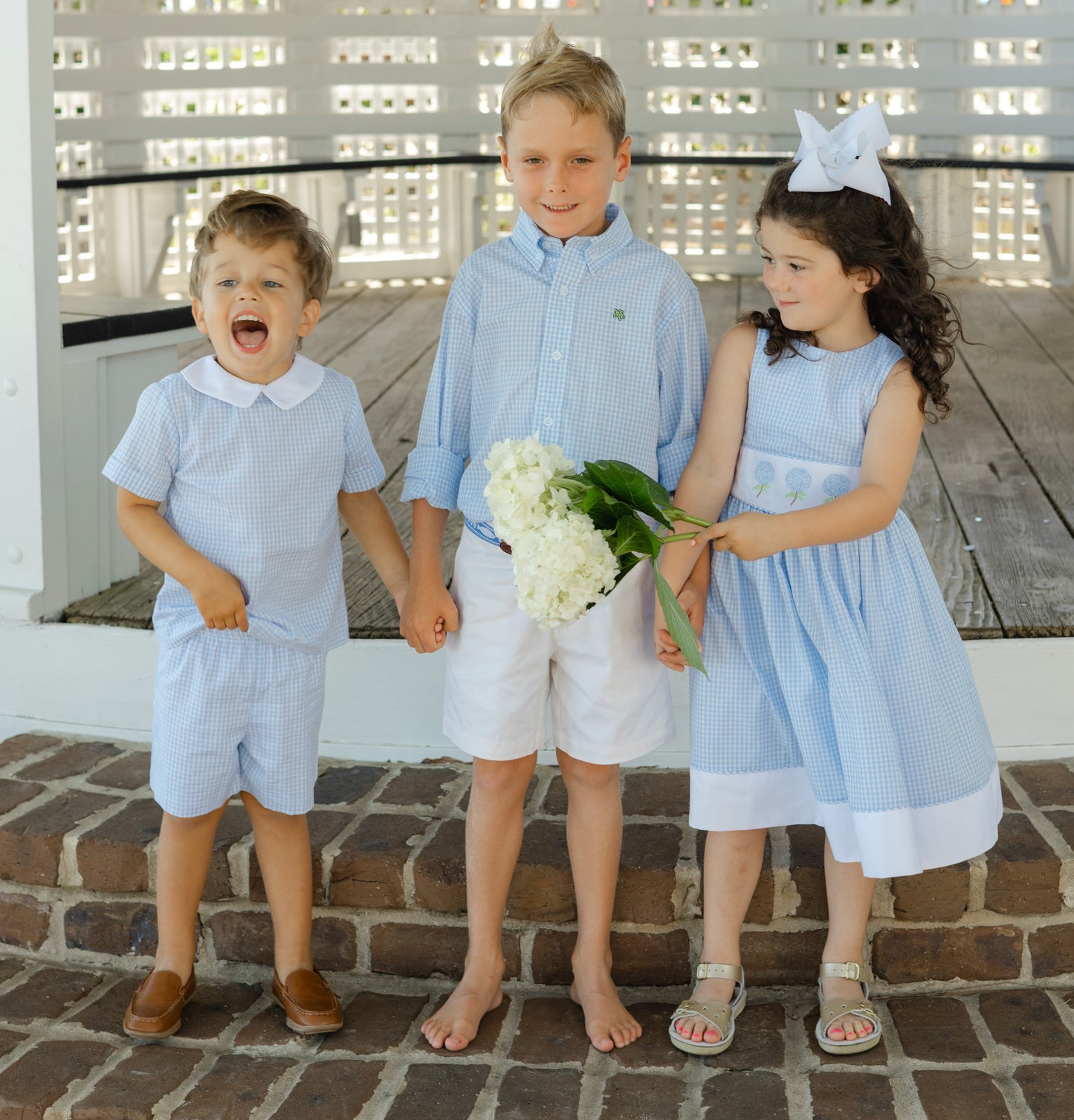 Bailey Boys Check Dressy Short Set