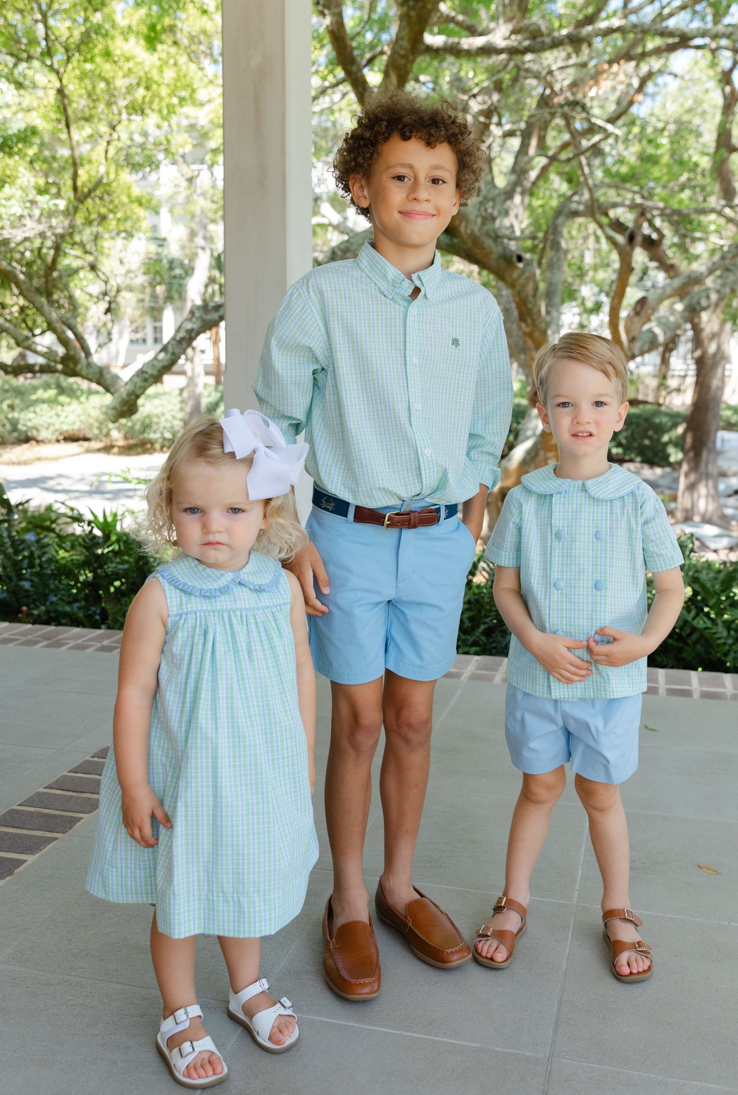 Bailey Boys Bridgewater Plaid Dressy Short Set