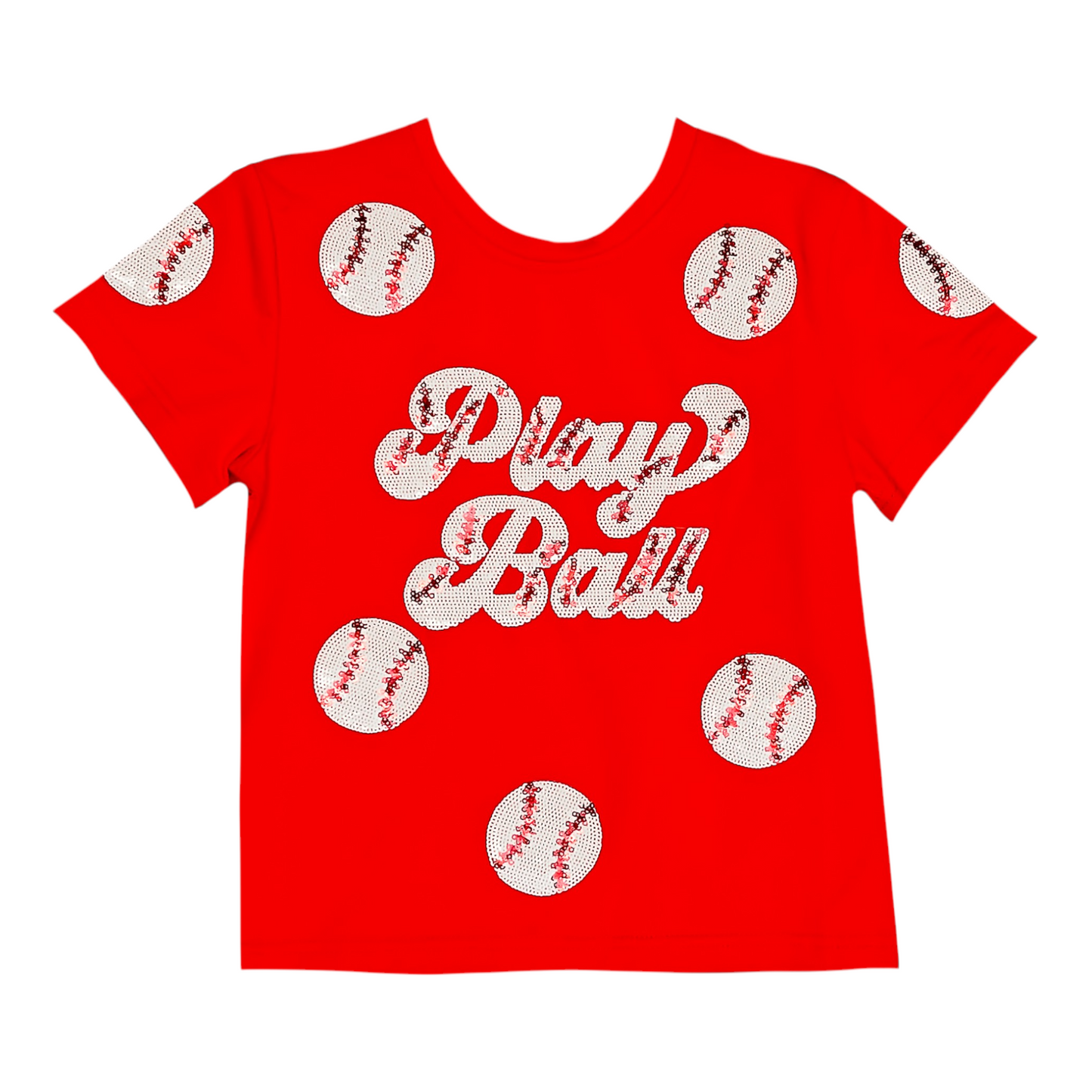 Belle Cher Play Ball Sequin Shirt