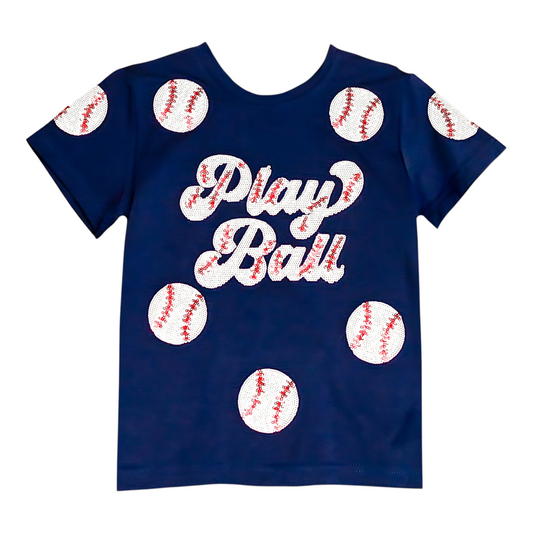 Belle Cher Play Ball Sequin Shirt