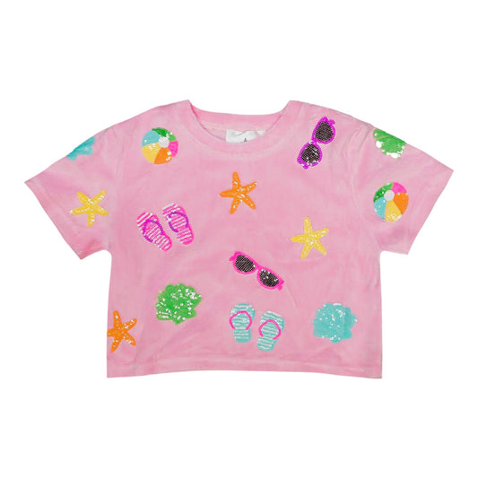 Belle Cher Beach Terry Cloth T-Shirt