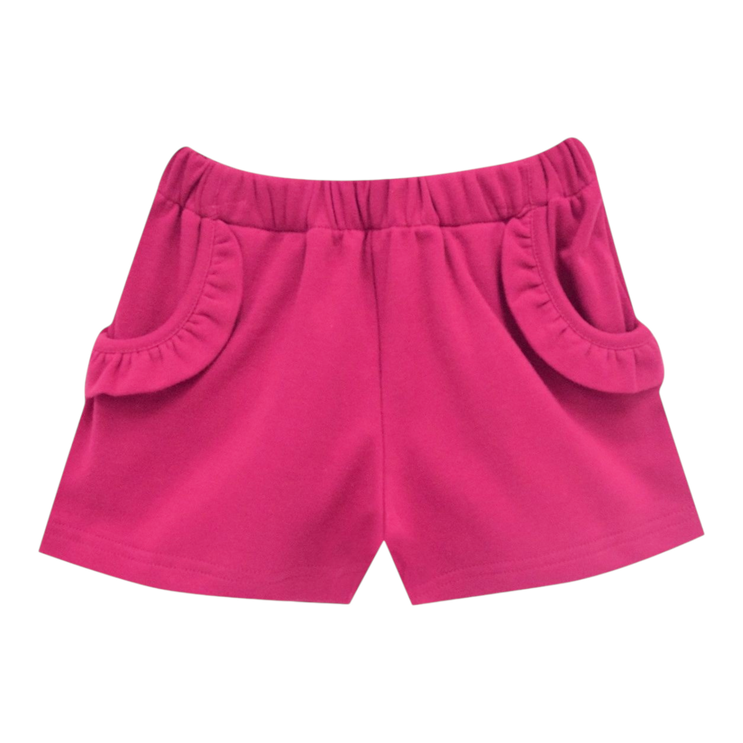 Vive La Fete Knit Short With Ruffle Pockets