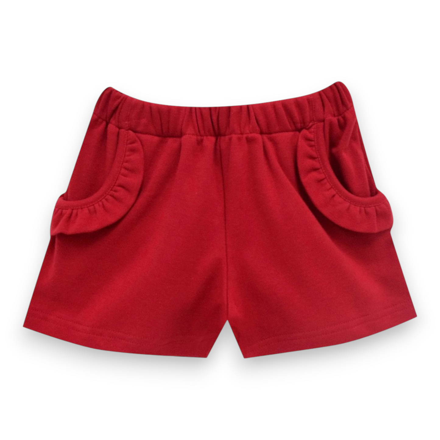 Vive La Fete Knit Short With Ruffle Pockets