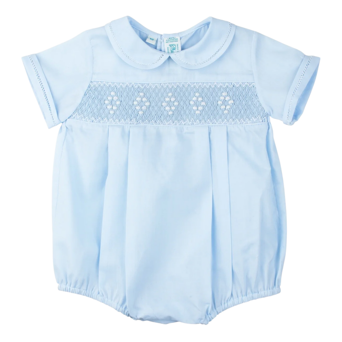 Feltman Brothers Smocked Embroidered Diamond Creeper