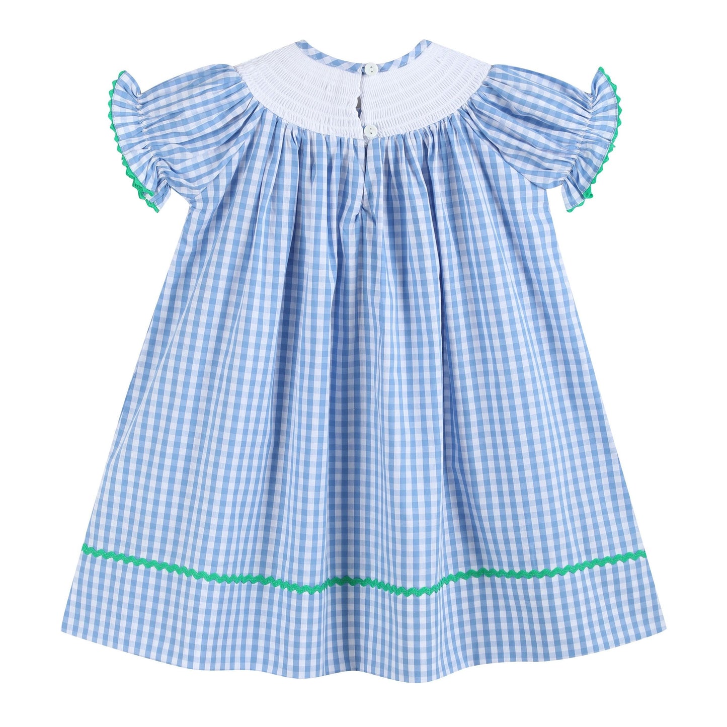 Lil Cactus Smocked Farm Bishop Dress