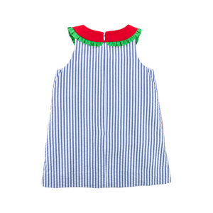 Florence Eiseman Watermelon Seersucker Dress With Pockets