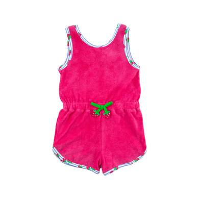 Florence Eiseman Terry Romper With Strawberry