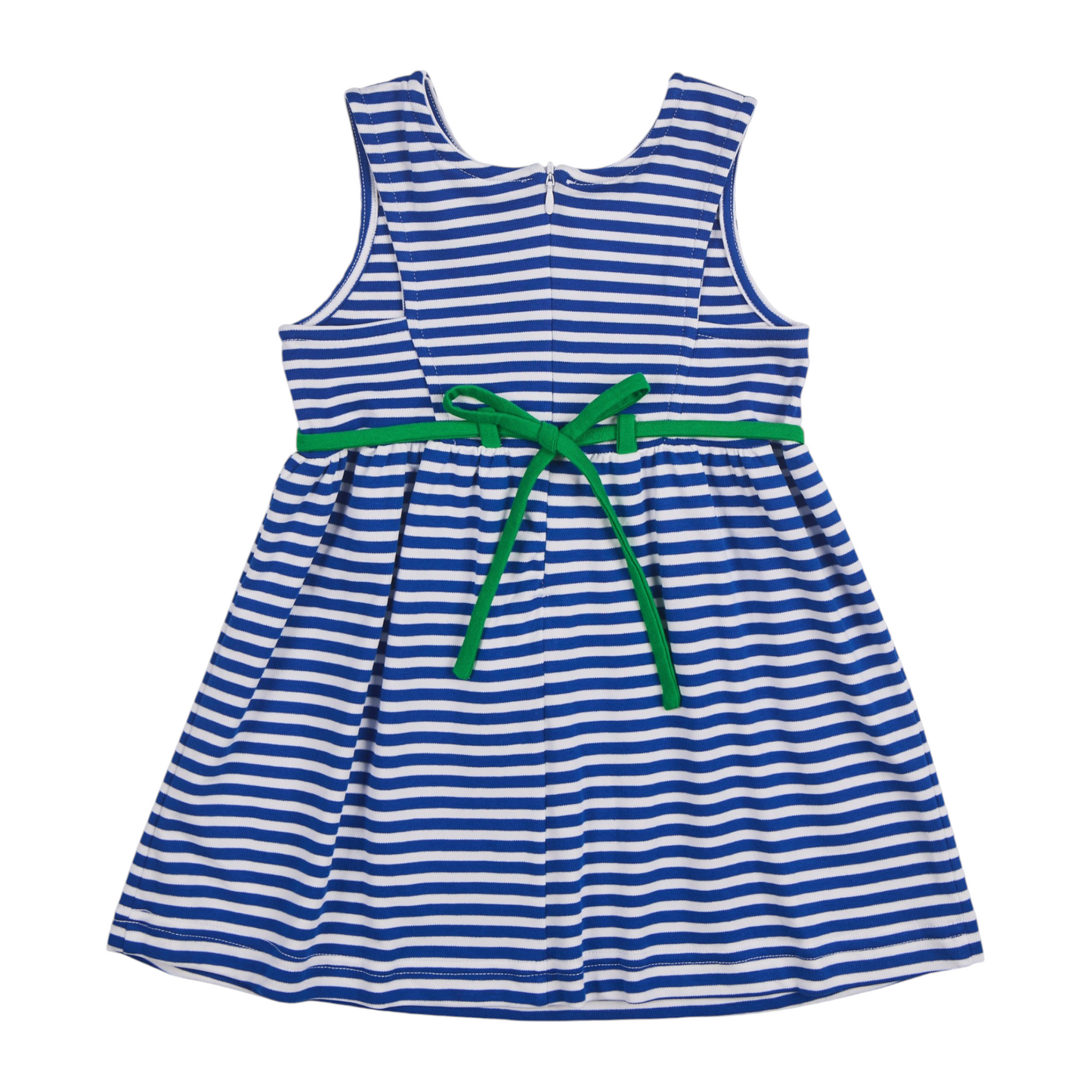 Florence Eiseman Stripe Knit Dress With Flowers