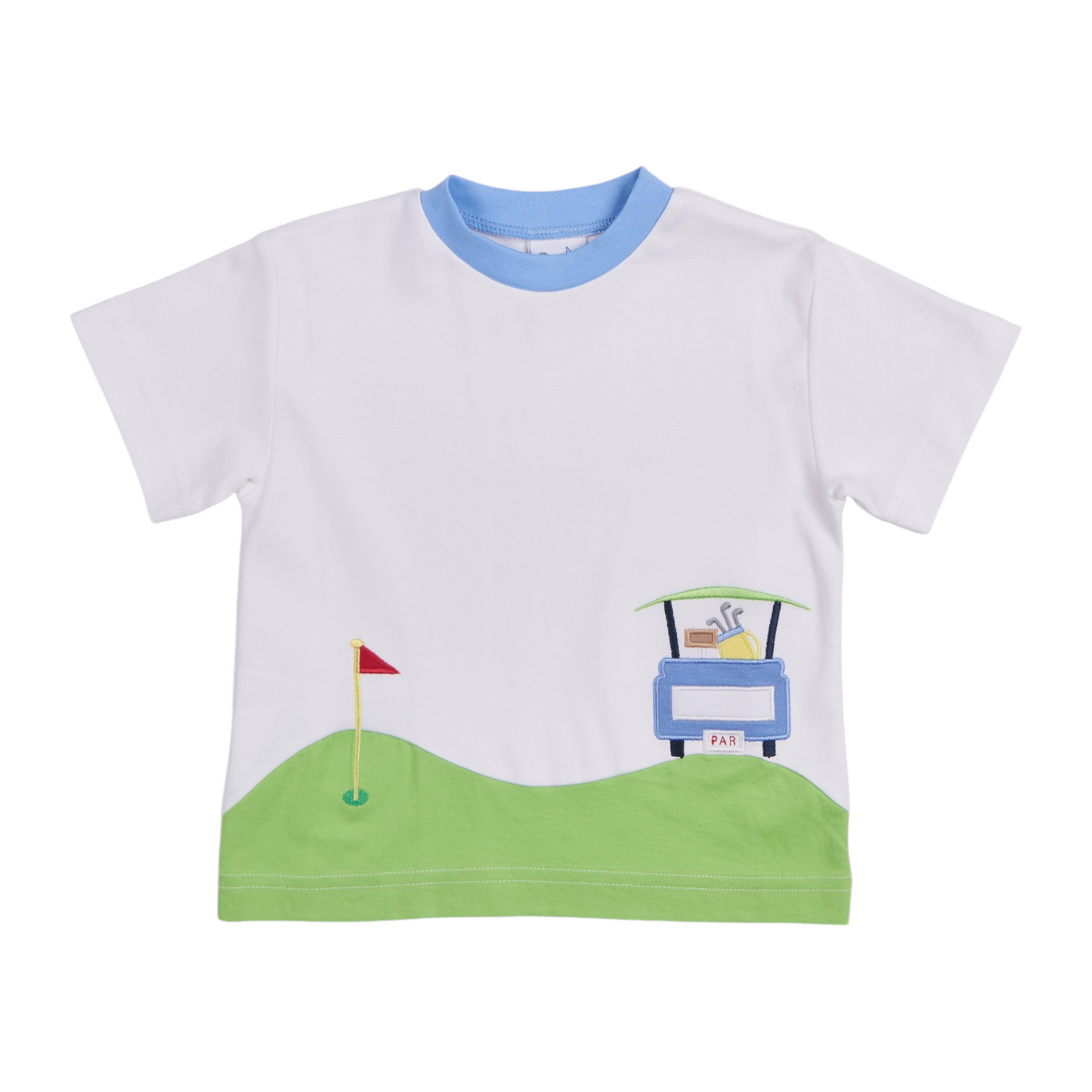 Florence Eiseman Knit Shirt With Golf Cart