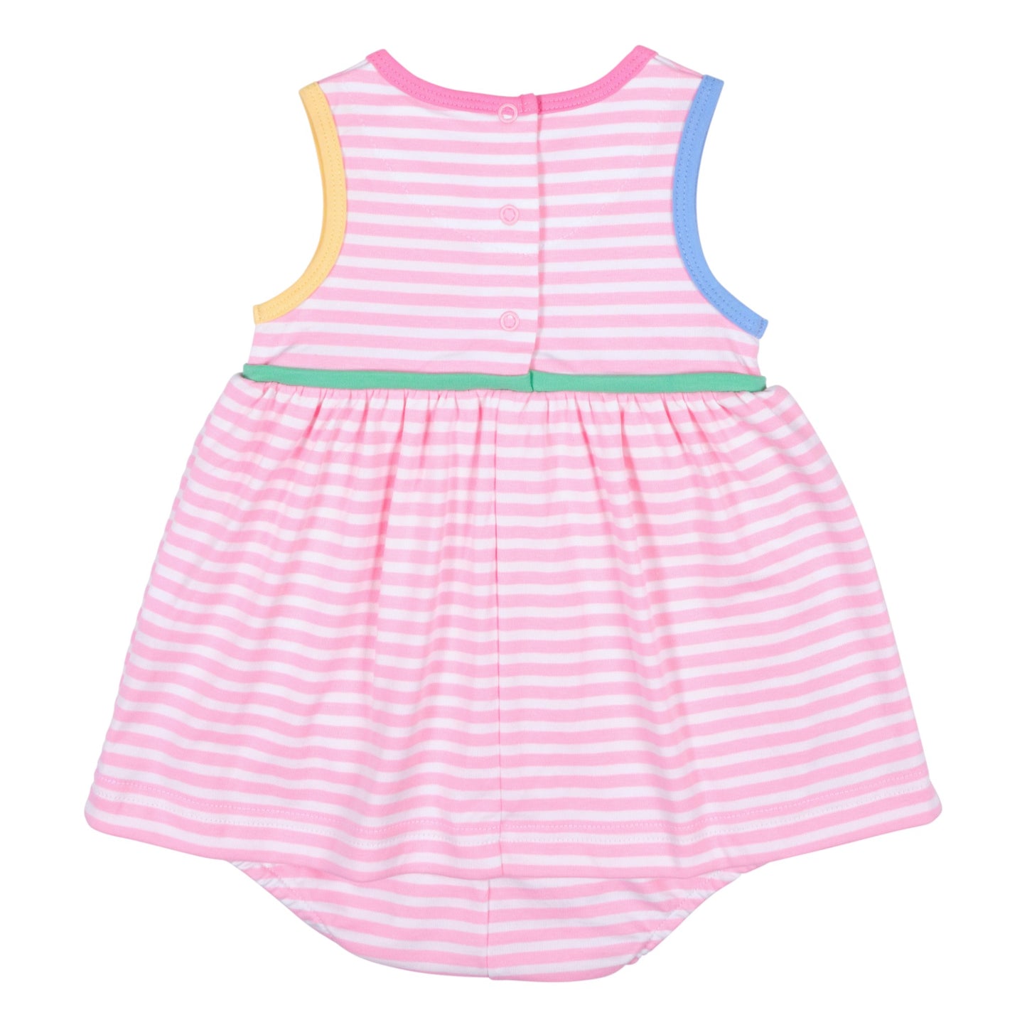 Florence Eiseman Stripe Knit With Flowers