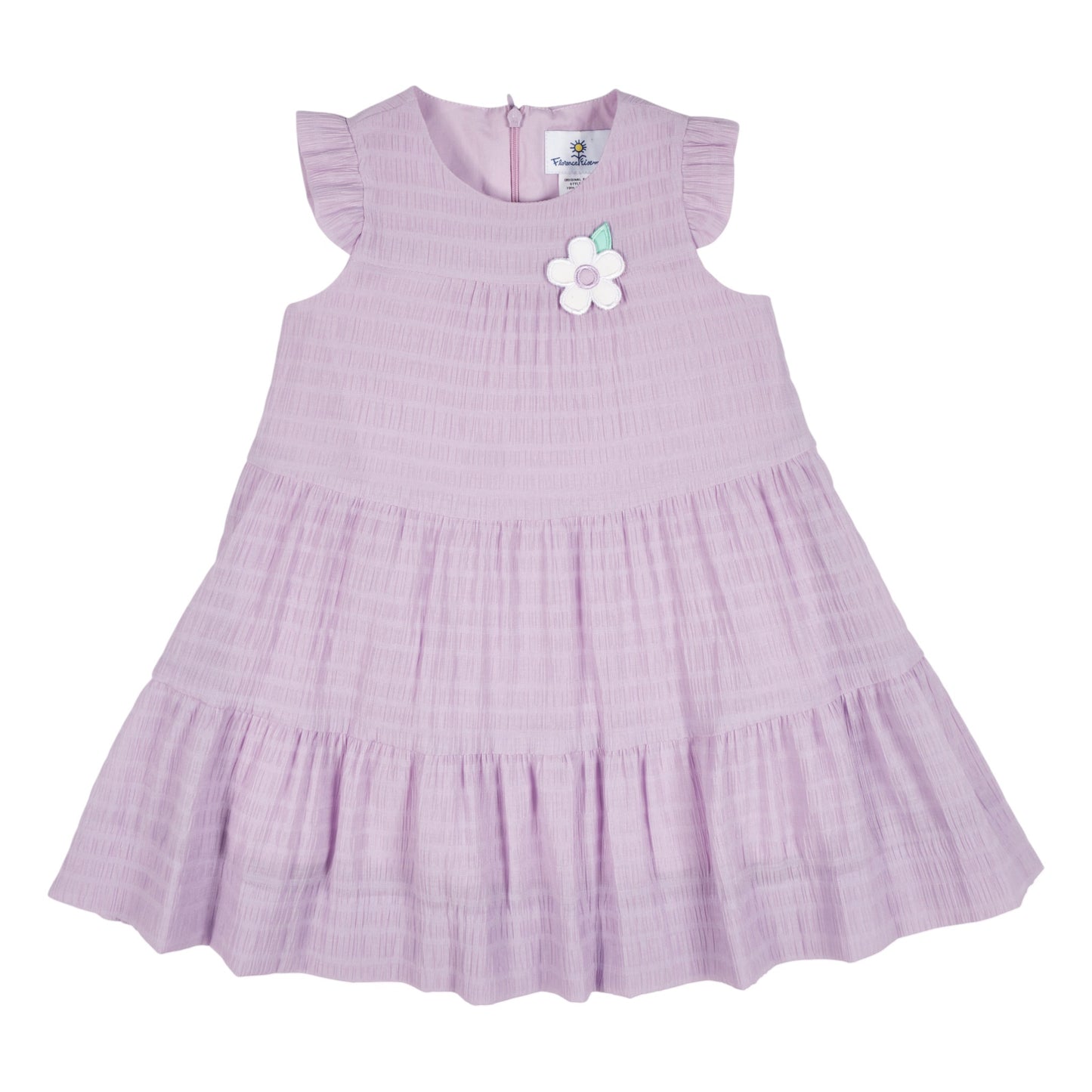 Florence Eiseman Crinkle Lawn Dress With Flower