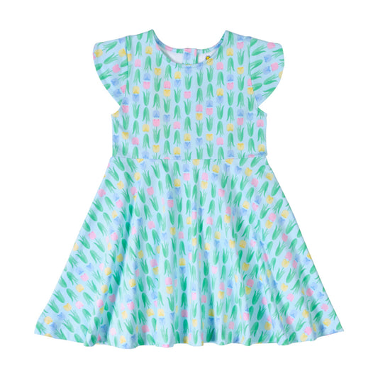 Florence Eiseman Tulip Knit Twirl Dress