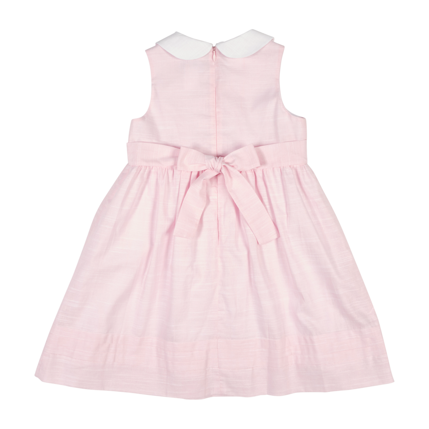 Florence Eiseman Linen Look Dress With Flowers