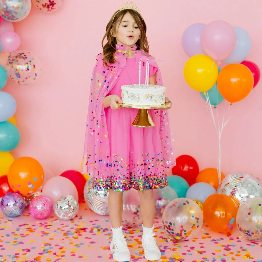 Sweet Wink Confetti Cape