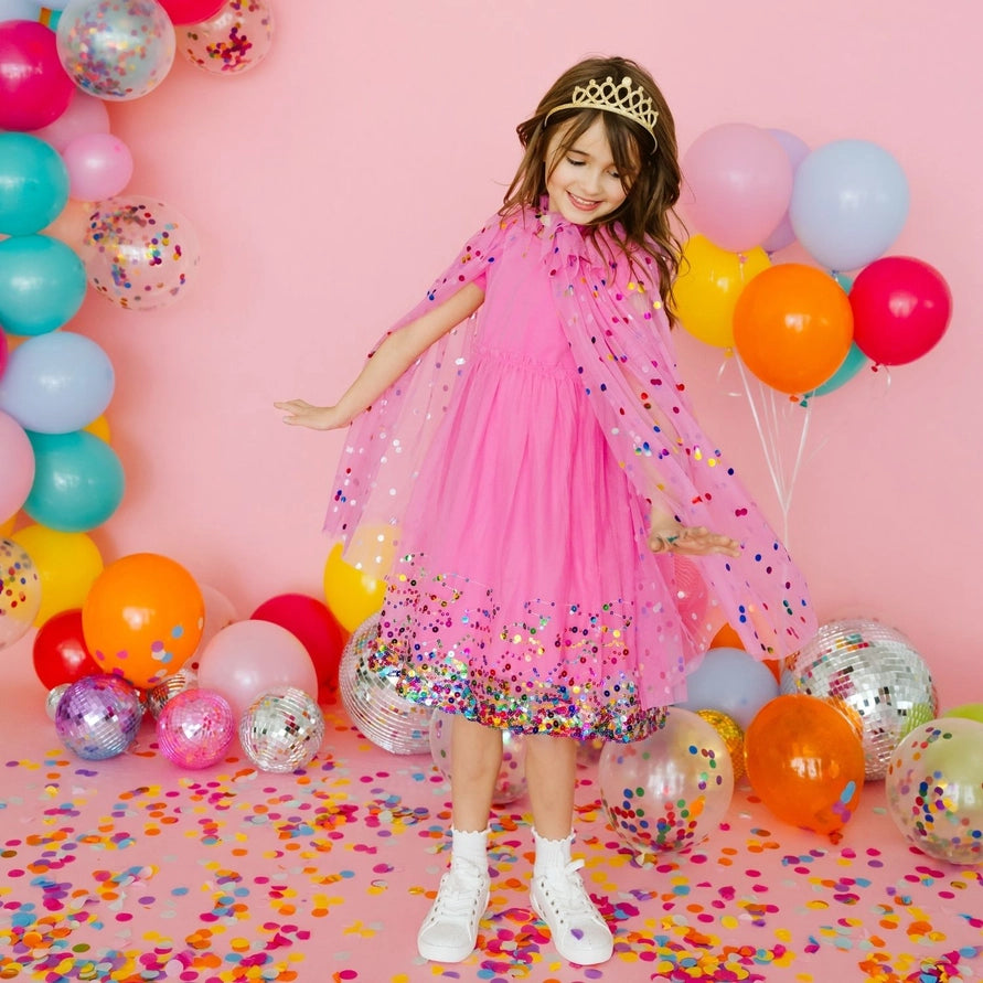 Sweet Wink Confetti Cape