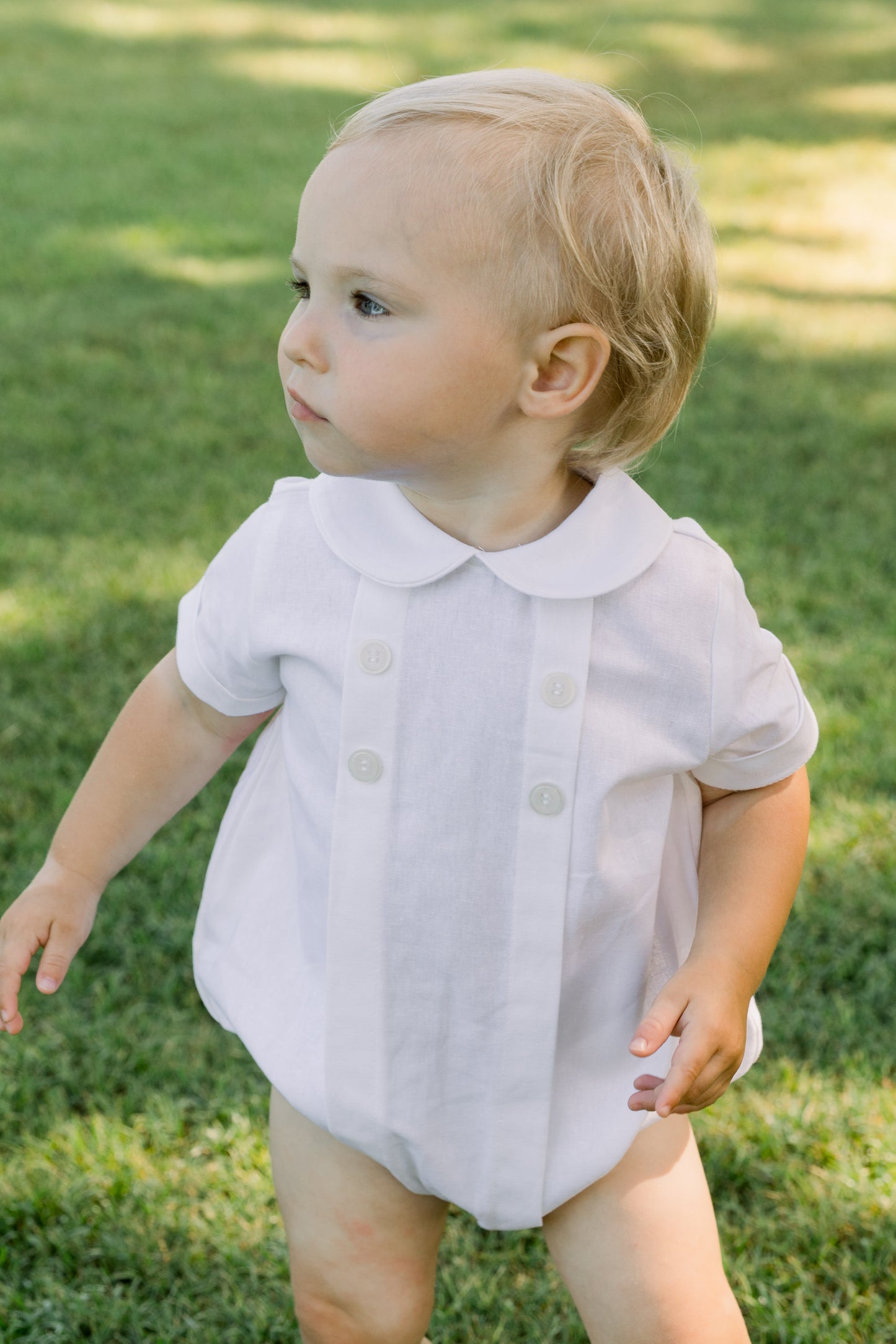 Bailey Boys Whisper Linen Dressy Bubble