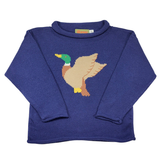 Luigi Mallard Roll Neck Sweater