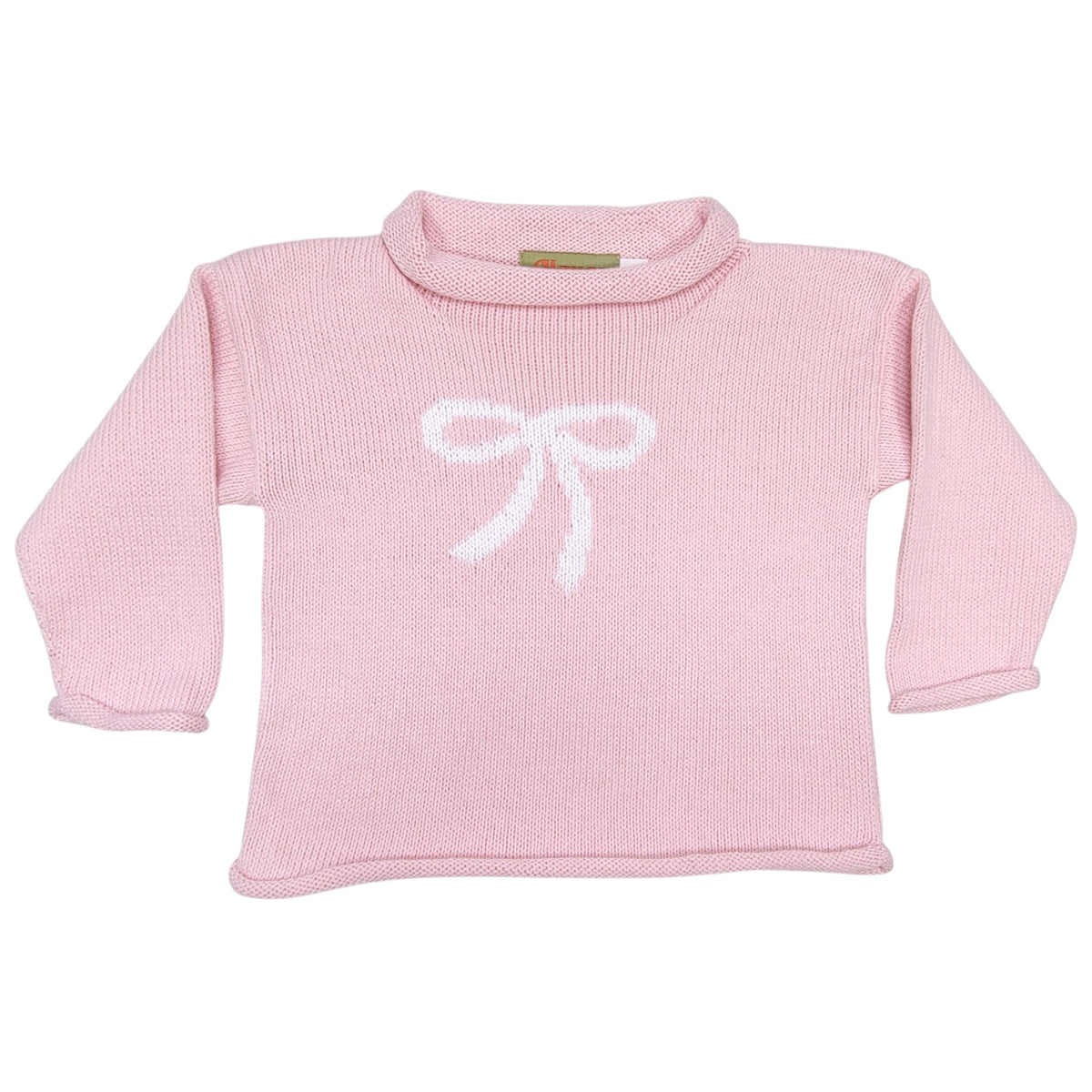 Luigi Bow Roll Neck Sweater